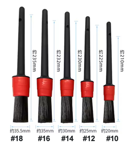 Ensemble de brosses de lavage de voiture 24 pièces Kit de brosses souples pour l'entretien des roues intérieures et extérieures du tableau de bord. - Product Image 3