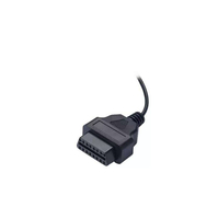 OBDII 16 pines hembra a DB9P hembra con USB J1962Test OBD2 a DB9P Cable USB para interfaz VGA diagnóstico programación DIY