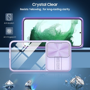 Étui transparent de conception à la mode de luxe pour <span class=keywords><strong>Samsung</strong></span> S23 FE étui de téléphone mince <span class=keywords><strong>housse</strong></span> de protection rigide en PC et TPU avec protecteur de caméra - Product Image 2