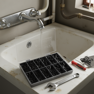 Juego de juntas tóricas surtidas, 430 piezas, caja de almacenamiento para piezas de reparación de grifos - Product Image 2