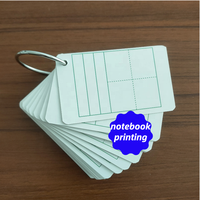 Carnet de notes de poche personnalisé écologique en papier offset/artistique avec anneaux métalliques – Vente en gros