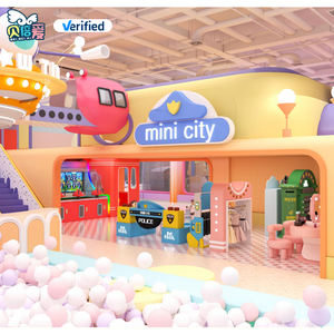 Diseño libre Diversión Kids Park Equipment Centro comercial Personaje Juego Casa Gran tobogán Parque De Atracciones - Product Image 4