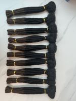 Prix de gros vendeur d'extension de cheveux au crochet locs faits à la main brun foncé dreadlocks tressage trame de cheveux