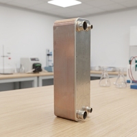 Échangeur de chaleur à plaques brasées SS316L, échangeur de chaleur compact brasé au cuivre pour pompe à chaleur de réfrigération, évaporateur BPHE