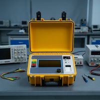 Testeur de résistance d'enroulement de transformateur numérique HB-Z11, ohmmètre intelligent portable avec 6 gammes de courant sélectives
