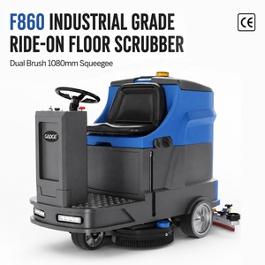 เครื่องขัดพื้นอุตสาหกรรม GAOGE F860 รุ่น Heavy Duty แบบนั่งขับ พร้อมแปรงคู่ สำหรับโรงงานและคลังสินค้า - Product Image 1
