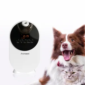 2024 yeni zamanlı Pet koku giderici otomatik Deodorant Deodorant tı aromaterapi püskürtme makinesi kediler ve köpekler için hiçbir iz duvara monte