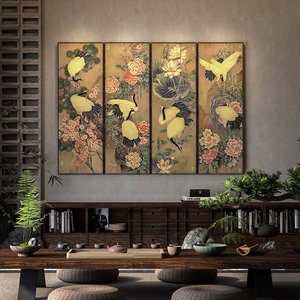 Cuadros de Bronce de Cuatro Lados Ideales para Arte Chino, Decoración de Vestíbulo, Sala de Estar y Oficina - Product Image 1