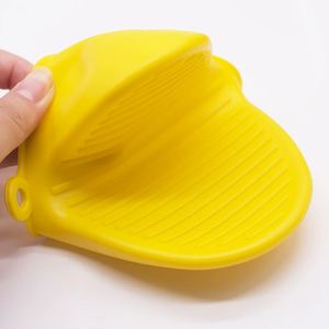 Cooking Baking Kitchen Gadget <b>Microwave</b> Oven Silicone Printed Heat Resistant Oven Mitts Anti Scalding Pot <b>Lid</b> Holders Sets Bowl - Product Image 4