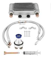 Kit de ventilateur de radiateur pour refroidisseur d'huile de moteur de moto avec construction en aluminium pour CG125
