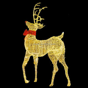 Esculturas Luminosas de Animales Extra Grandes para Exteriores, Renos, Alces, para Decoración de Jardines y Zoológicos de Grado Comercial - Product Image 2