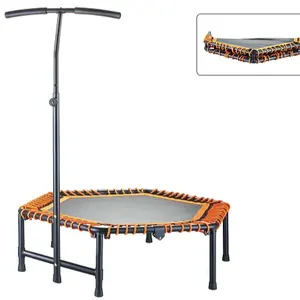 high quality Mini Trampoline Jumping Mat With Handle For Kids