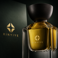 Flacon de parfum vide carré à double paroi de 30 ml, bouchon noir mat de luxe, logo personnalisé, récipient en verre pour parfum