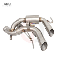 SDO Silencieux d'échappement arrière en acier inoxydable amélioré, poli miroir, pour Ferrari Purosangue 6.5L F175 V12 2023+