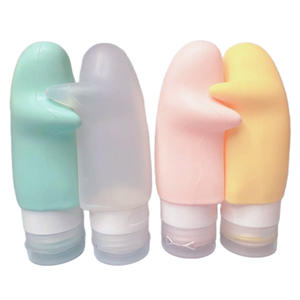 Ensemble de bouteilles de voyage en silicone, shampoing, gel douche, nettoyant pour le visage, kit de soin de la peau portable, anti-fuite, fabriqué au Zhejiang - Product Image 4