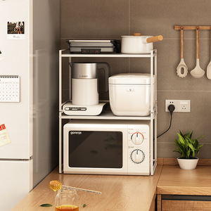 Microwave <strong>Shelf</strong> Small Household Appliances Storage Holder <strong>Air</strong> <strong>Fryer</strong> Organizer Kitchen Storage Rack - Product Image 4