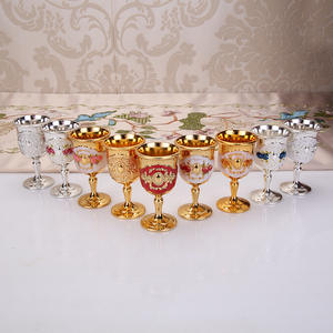Medieval Goblet Gifts Communion Cup Vintage Chalice Royal <b>Wine</b> Cups Gold Chalice Vintage <b>Wine</b> Goblet European Style <b>Wine</b> <b>Glasses</b> - Product Image 2