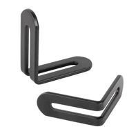 Support d'angle en acier inoxydable à 90 degrés en forme de L supports de fixation à angle droit en métal pour étagère de fixation de meubles en bois renforcée