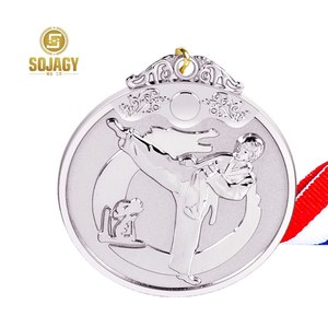 Sojagy 2026 <strong>World</strong> Badge Football Sports <strong>Cup</strong> Match Embossing Club Metal Medal With Personal Ribbon - Product Image 4