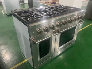 36 pulgadas 5.5 pies cúbicos Estufa de gas de 6 quemadores con horno y parrilla en acero inoxidable y perillas y manijas de aleación de zinc - Product Image 4