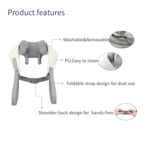 Có thể điều chỉnh chiều rộng điện Cổ & Vai Massager Shiatsu đập cổ tử cung với mục tiêu Shiatsu cho Head & Back cứu trợ - Product Image 6