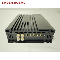 Amplificateur de subwoofer de classe D monobloc RMS 1000W avec bornes plaquées or pour les amateurs de SPL audio de voiture