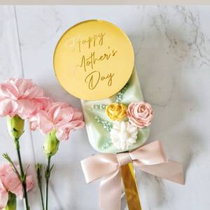 Étiquette suspendue personnalisée en acrylique miroir, finition brillante or et argent, écologique, pour vêtements de mode - Product Image 3