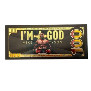Uang Kertas Tyson Amerika Baru 2026 Berlapis Emas 24K untuk Koleksi - Product Image 4