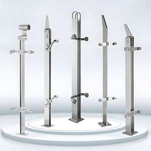 רליבו אישית חיצונית נירוסטה מרפסת מעקה סאטן מסטיקת זכוכית מעקה גימור מראה מעקה עבור מדרגות בריכה - Product Image 4