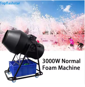 Topflashstar Big 3000W Party Machine <span class=keywords><strong>à</strong></span> mousse <span class=keywords><strong>canon</strong></span> avec étui grande mousse faisant la Machine pour piscine enfants été - Product Image 2