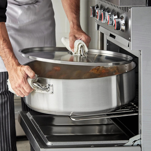 Marmite Grande Capacité Professionnelle en Acier Inoxydable de 24/26/28/30cm, Vente en Gros d'Usine pour Cuisine Commerciale - Product Image 6