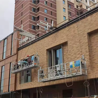 Plateforme suspendue de chantier en aluminium de la série Zlp, plateforme suspendue moderne en alliage d'aluminium pour la construction