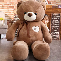 Penjualan terlaris Teddies beruang raksasa mainan mewah ukuran manusia besar Super lembut boneka binatang beruang mainan besar beruang teddy besar