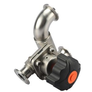 Vệ Sinh Vệ Sinh Bằng Thép Không Gỉ Hướng Dẫn Sử Dụng Độ Tinh Khiết Cao U Loại Van Màng - Product Image 4