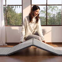 Tapis Tatami Pliable Personnalisé en Fibre de Bambou 100% (200TC) – Économiseur d'Espace, Toutes Saisons, Idéal pour Salon – Nouveauté 2026 – Vente en Gros