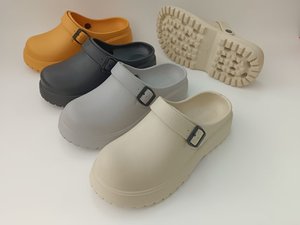 Sabots <span class=keywords><strong>EVA</strong></span> légers et confortables à bout fermé, antidérapants, avec boucle, pour infirmières, personnalisables, type claquettes - Product Image 3