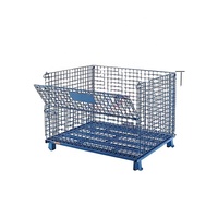 Bon prix, cages de stockage en acier robuste 1200X1000X890mm, boîte à palettes en treillis métallique