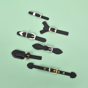 Tùy Chỉnh Áo Khoác Áo Khoác Giả Da Khóa Áo Len Móc Nút Phụ Kiện Da Vòng Khóa Kim Loại Da Khóa - Product Image 2