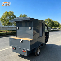 Chariot alimentaire électrique haute capacité Tune Piaggio Ape à trois roues, bar mobile pour fêtes, vente en gros, fournisseur mondial