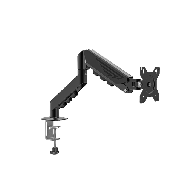 Vesa Monitor Arm Desk Mount Single Adjustable Gas Spring Iron Holder Heavy Duty for 10 to 32 Inch Displays