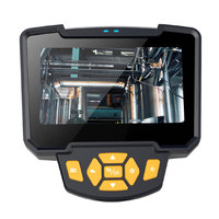NOYAFA Endoscope numérique 112-2 caméra ent flexible étanche double objectif HD industriel LCD grand écran d'affichage