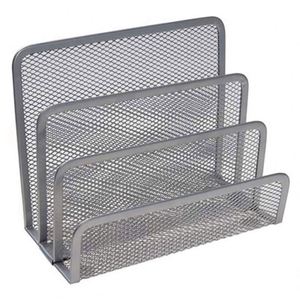 Hot Sale <b>Top</b> Quality Best Price Metal <b>Mesh</b> Hanging Wall 3 Tier File Holder Mail Organizer Wall Mount Document Letter Rack - Product Image 3