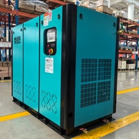 Compresseur d'air à vis PM VSD 4-en-1 intégré avec sécheur de réservoir d'air et filtres de précision pour usage industriel