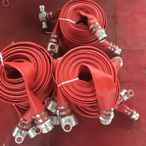 Red Fire Hose High Pressure Resistance Red Color Durable Rubber Fire Hose DURABLE-2.5