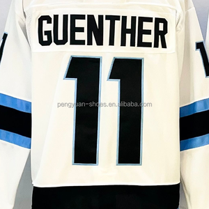 Klaar Om Utah Liam O'brien Witte Beste Kwaliteit Gestikte Hockeytrui Te Verzenden - Product Image 3