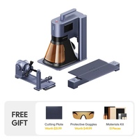 LaserPecker LP5 (Pack Deluxe) Graveur et découpeur laser double 20W, vitesse de 10 000 mm/s pour métal/bois/verre