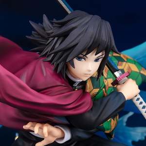 Anime giapponese JUMP <span class=keywords><strong>fumetti</strong></span> 18cm modello figurine da <span class=keywords><strong>collezione</strong></span> statue demone Slayer Tomioka Giyuu Action Figure - Product Image 5