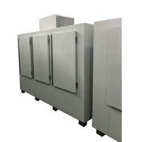 Glacière isotherme verticale à 3 portes solides, grande capacité, à refroidissement direct, pour stockage de glace en extérieur, fabricant