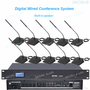 MiCWL Audio haute qualité 32 pièces bureau haut-parleur intégré Microphone de conférence numérique filaire Audio salle de réunion discuter <span class=keywords><strong>micro</strong></span> - Product Image 6