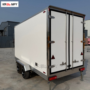 Remorque frigorifique pour le transport de viande fraîche (bœuf, porc, agneau) avec système de rail de suspension pour carcasses - Product Image 2